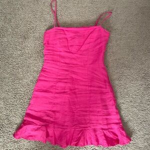 & Other Stories Vibrant Pink Sleeveless Dress